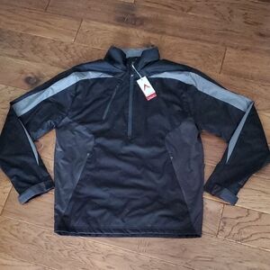 NWT Antigua Men's Golf Pullover 1/2 Zip with Zippered Pockets Size M